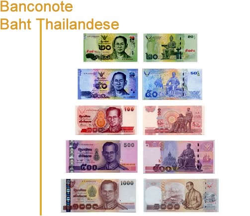 Banconote Baht Thailandese