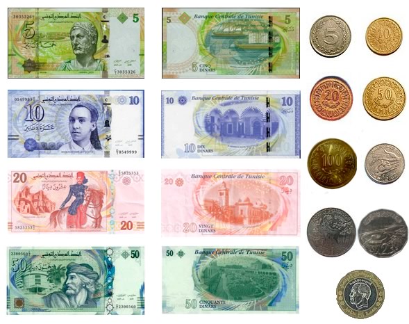 Moneta Tunisia: Dinaro tunisino