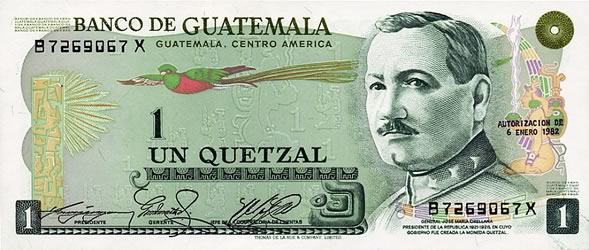 Quetzal guatemalteco